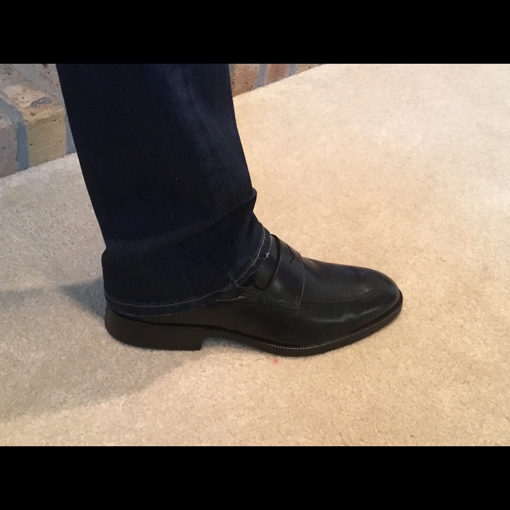 Johnston & Murphy Leather Penny Loafer sz 12